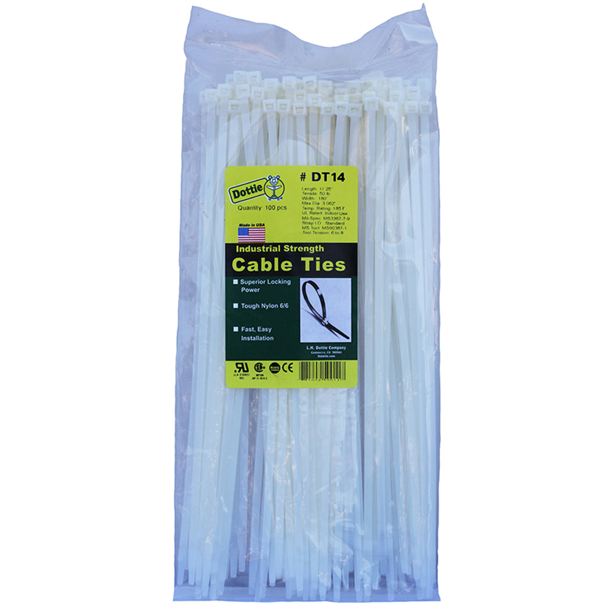 LH DOTTIE DT14 CABLE TIES