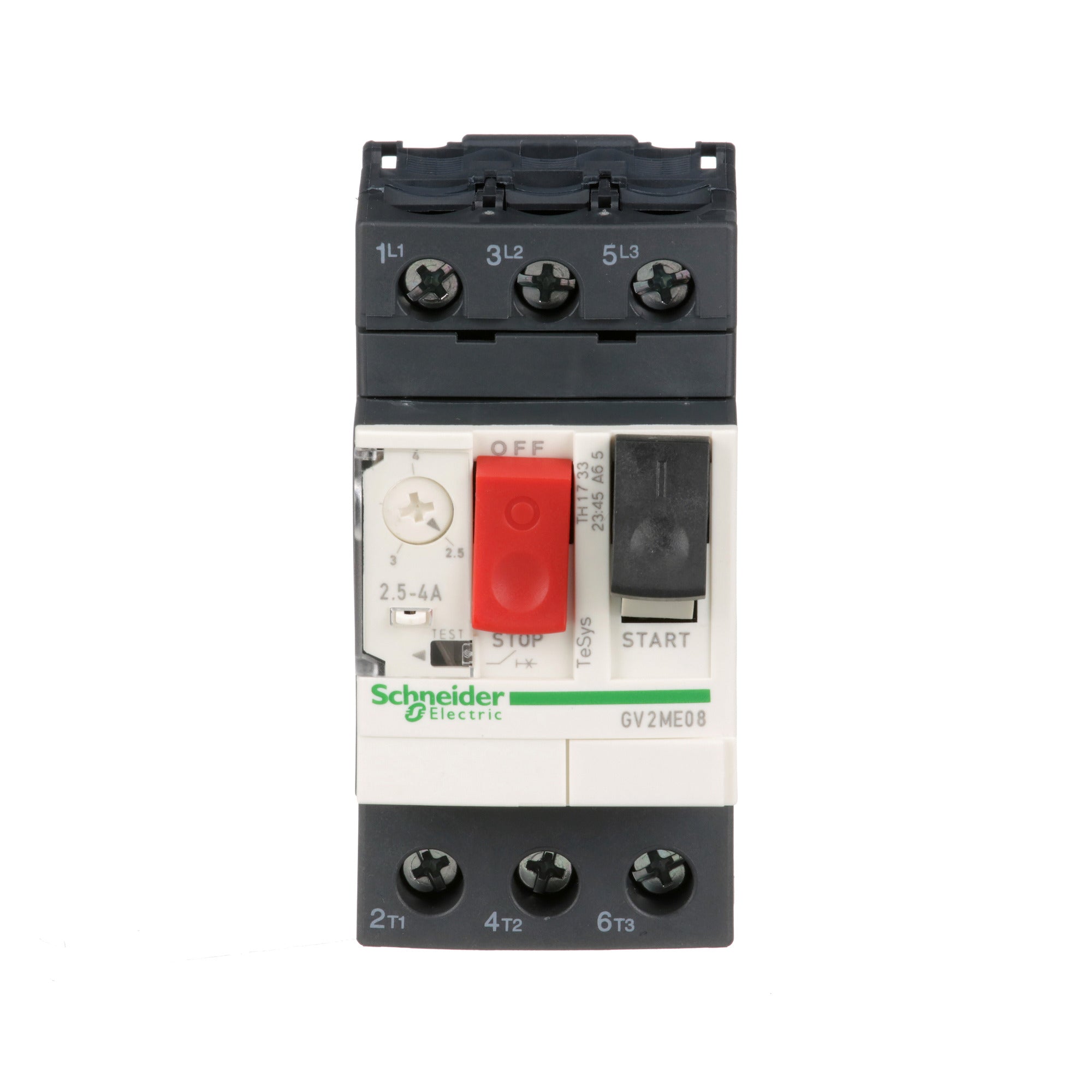 SCHNEIDER ELECTRIC Schneider Electric GV2ME08 MOTOR CIRCUIT BREAKER TESYS DECA 3P 2.5-4 A
