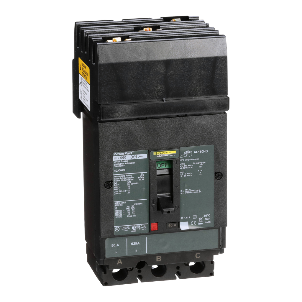 SCHNEIDER ELECTRIC HGA36050 CIRCUIT BREAKERS