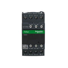 Schneider Electric LC1DT25U7 Square D 600 VAC 25 Amp 4-Pole 1NO 1NC Screw Terminal Full Voltage Non-Reversing IEC Contactor