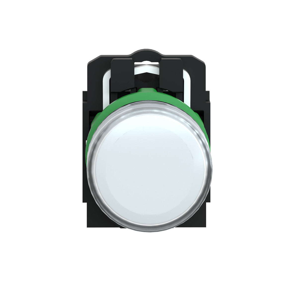SCHNEIDER ELECTRIC Schneider Electric XB5AVG1 Square D 22 mm 120 VAC 14 mA White Round Pilot Light with LED