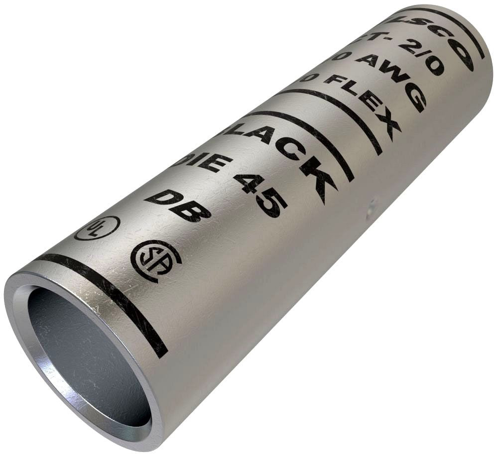 ILSCO ILSCO CT-2/0 Surecrimp Copper Compression Sleeve, Conductor Size 2/0