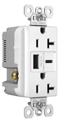 PASS & SEYMOUR TR20USBACW LIGHTING, CONTROLS & ACCESSORIES