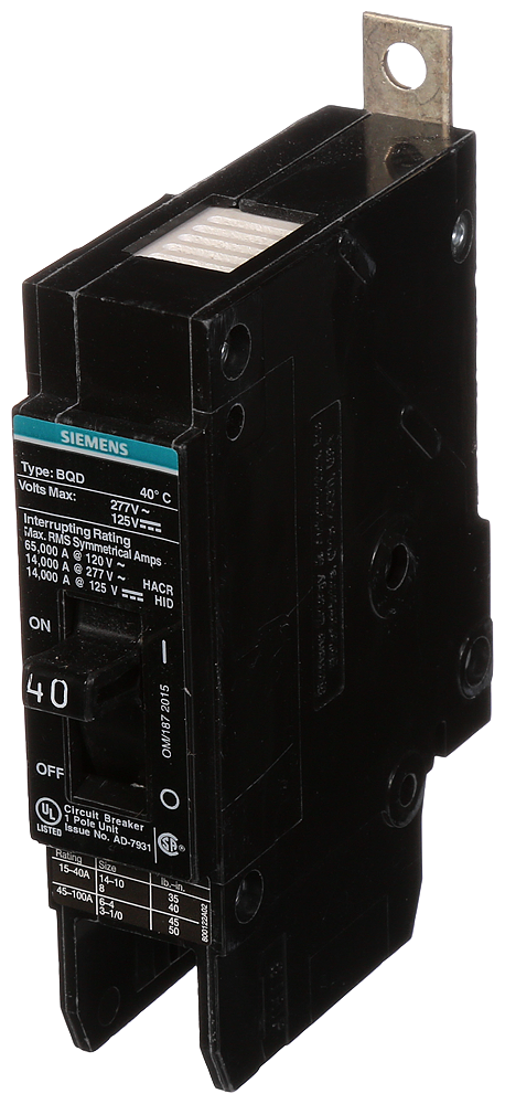 SIEMENS BQD140 CIRCUIT BREAKERS