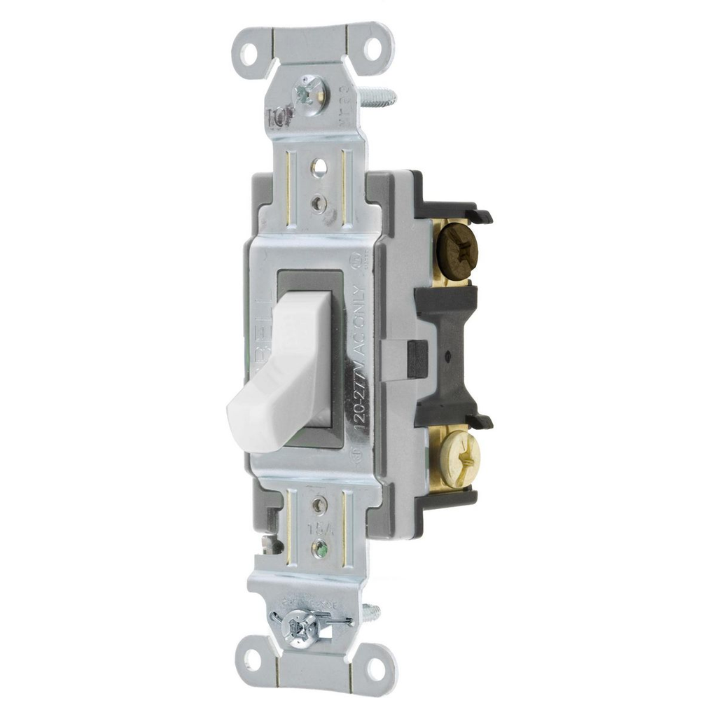 HUBBELL WIRING CSB315W TOGGLE SWITCHES