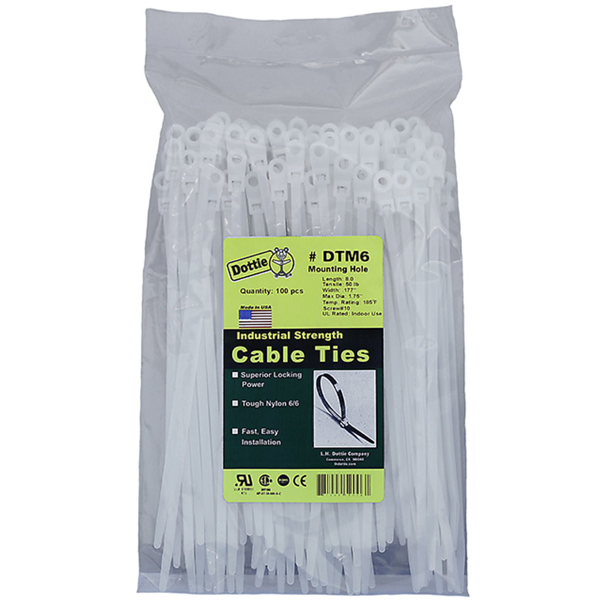 LH DOTTIE DTM6 CABLE TIES