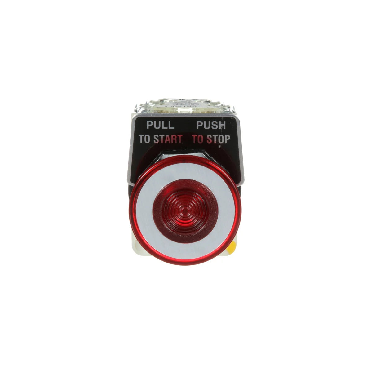 SCHNEIDER ELECTRIC Schneider Electric 9001KR9P1RH13 30mm Push Button Type K illuminated push pull operator transformer 120 VAC red mushroom cap 1 NO and 1 NC