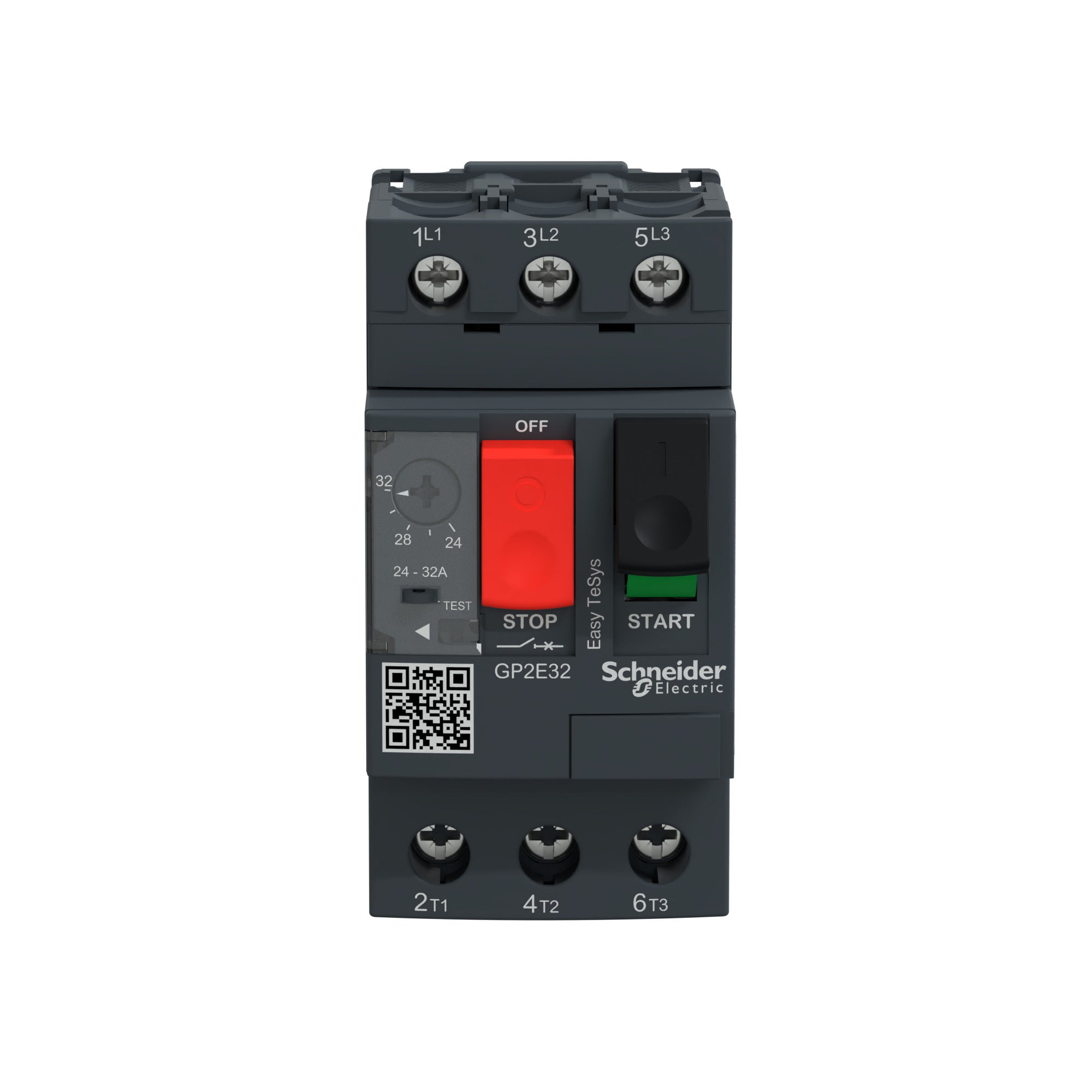 SCHNEIDER ELECTRIC Schneider Electric GP2E32 Manual Motor Controller, Easy TeSys 3P, 24-32A