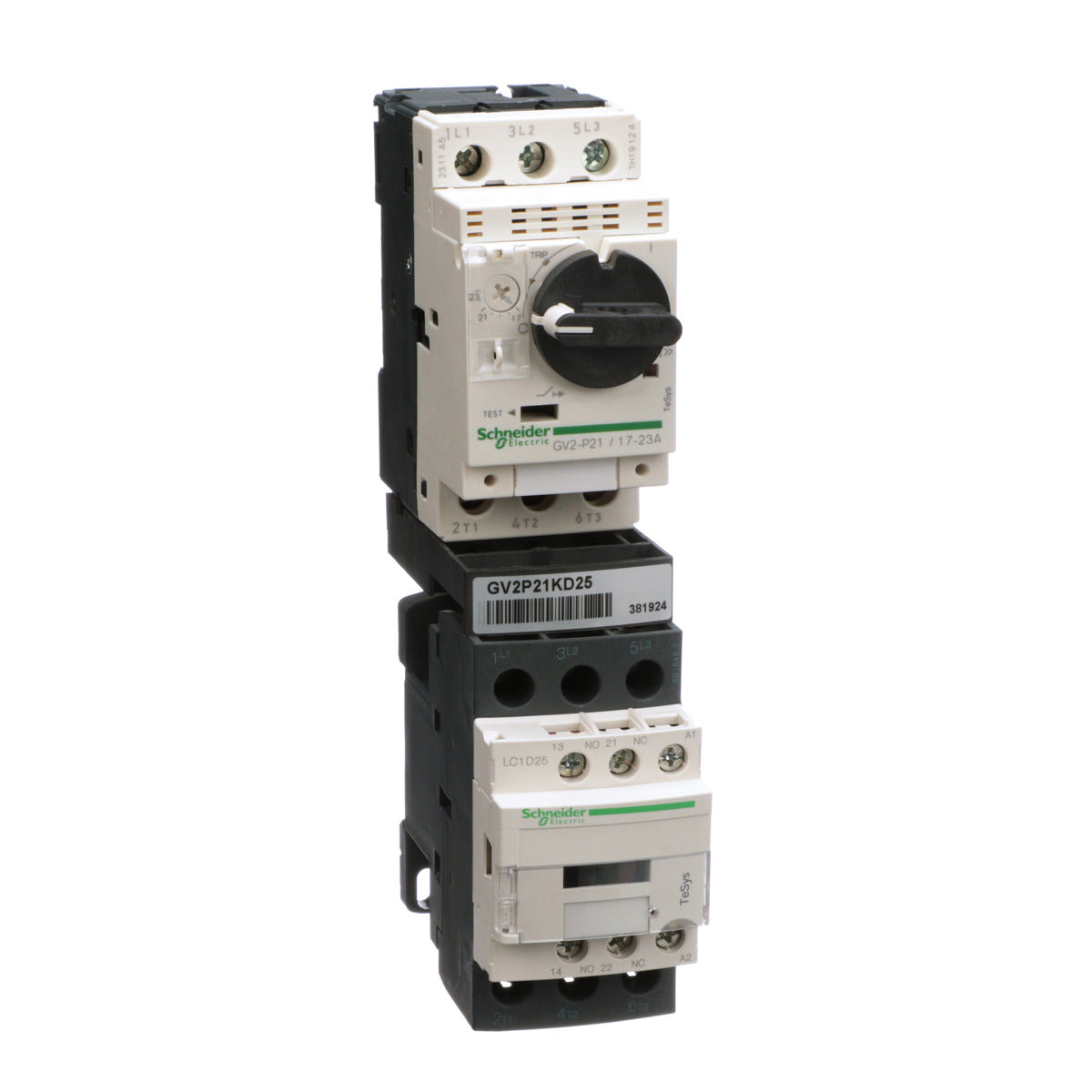 SCHNEIDER ELECTRIC GV2P21KD25BL CONTACTORS