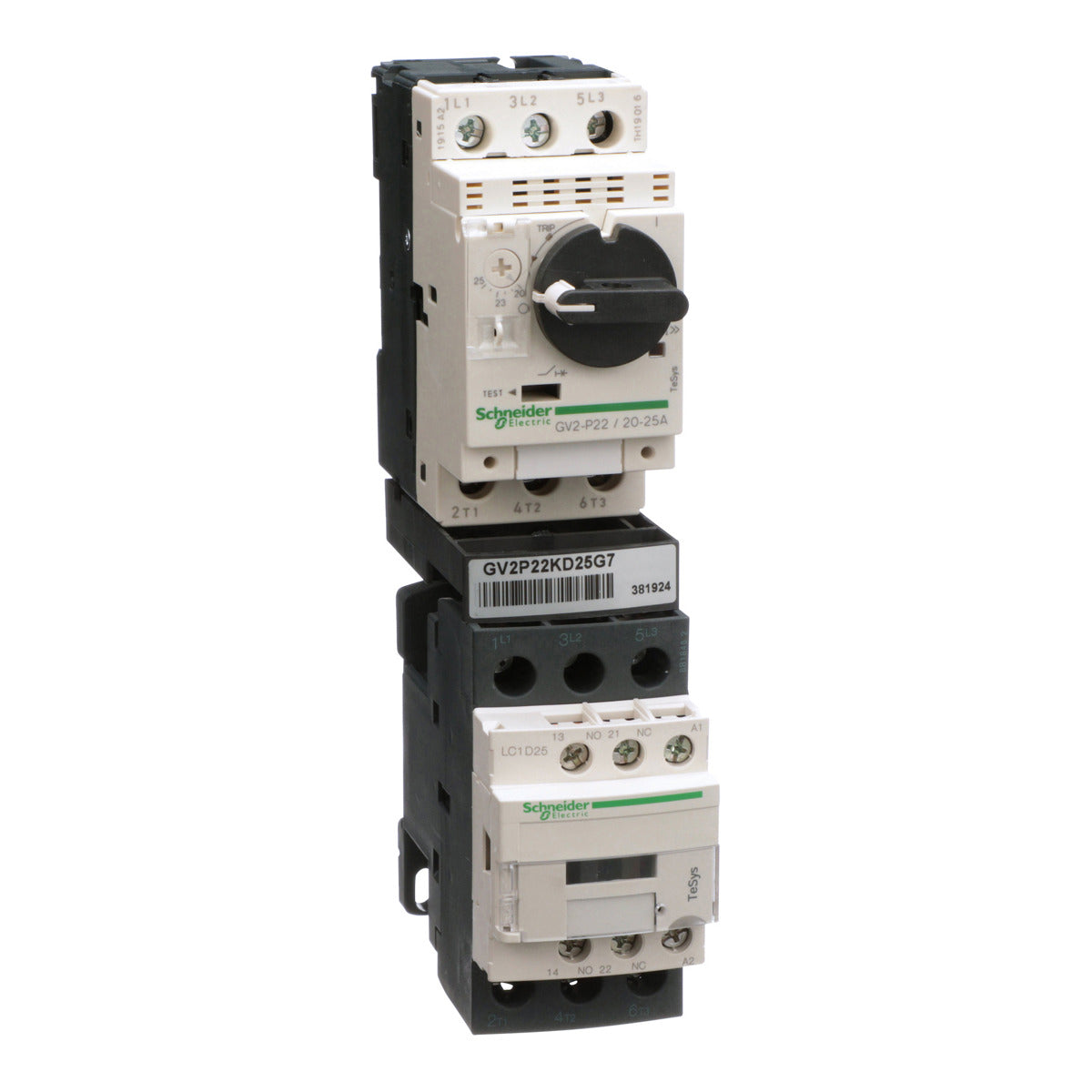 SCHNEIDER ELECTRIC GV2P22KD25G7 CONTACTORS