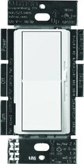 LUTRON Lutron DVFSQ-LFH-WH Combination Switch & Dimmer Device 1-Pole