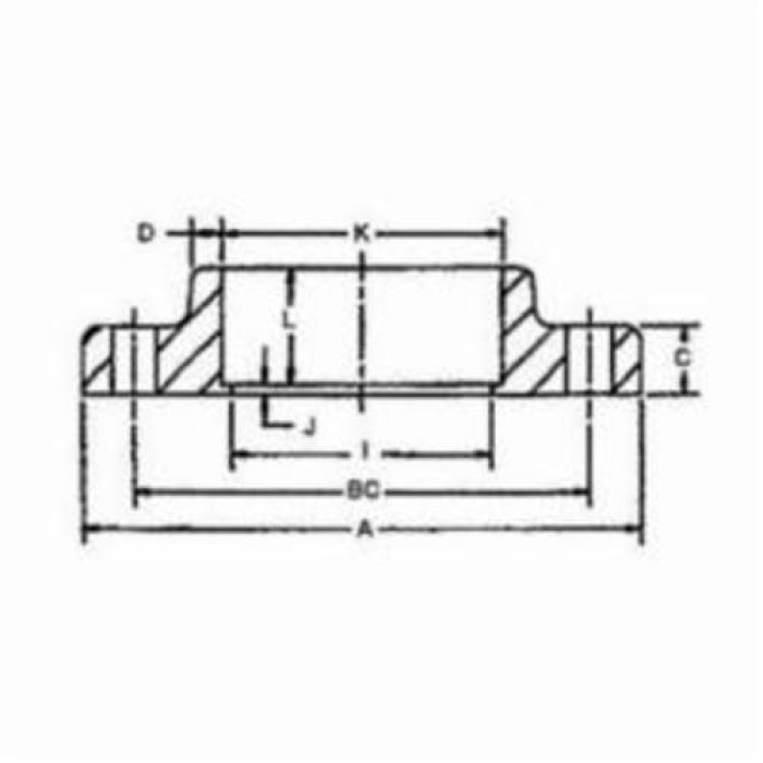 EPC EPC 10056646 Solder Companion Flange 150 lb 1-1/2 in