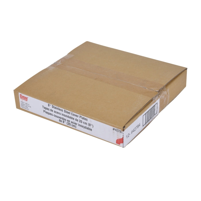 OATEY Oatey 42784 Cleanout Plug Cover Plate 8 In Stainless Steel Import