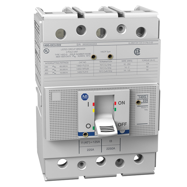 ALLEN-BRADLEY 140G-I2C3-D20 CIRCUIT BREAKERS