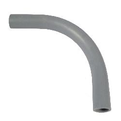 CANTEX Cantex 5121055 Plain End SCH 80 Conduit Elbow, 1 in Trade, 90 deg