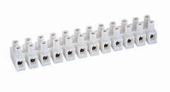 Ideal 89-610 Barrier Strip, 300/400 VAC, 20/30 A, 22-10, 22-18 AWG