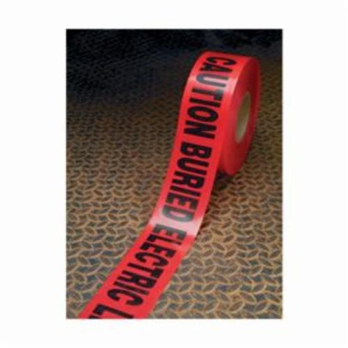 3M Scotch 302-R-3X1000FT CAUTION BURIED ELECTRIC LINE 1000 FT X 3 IN