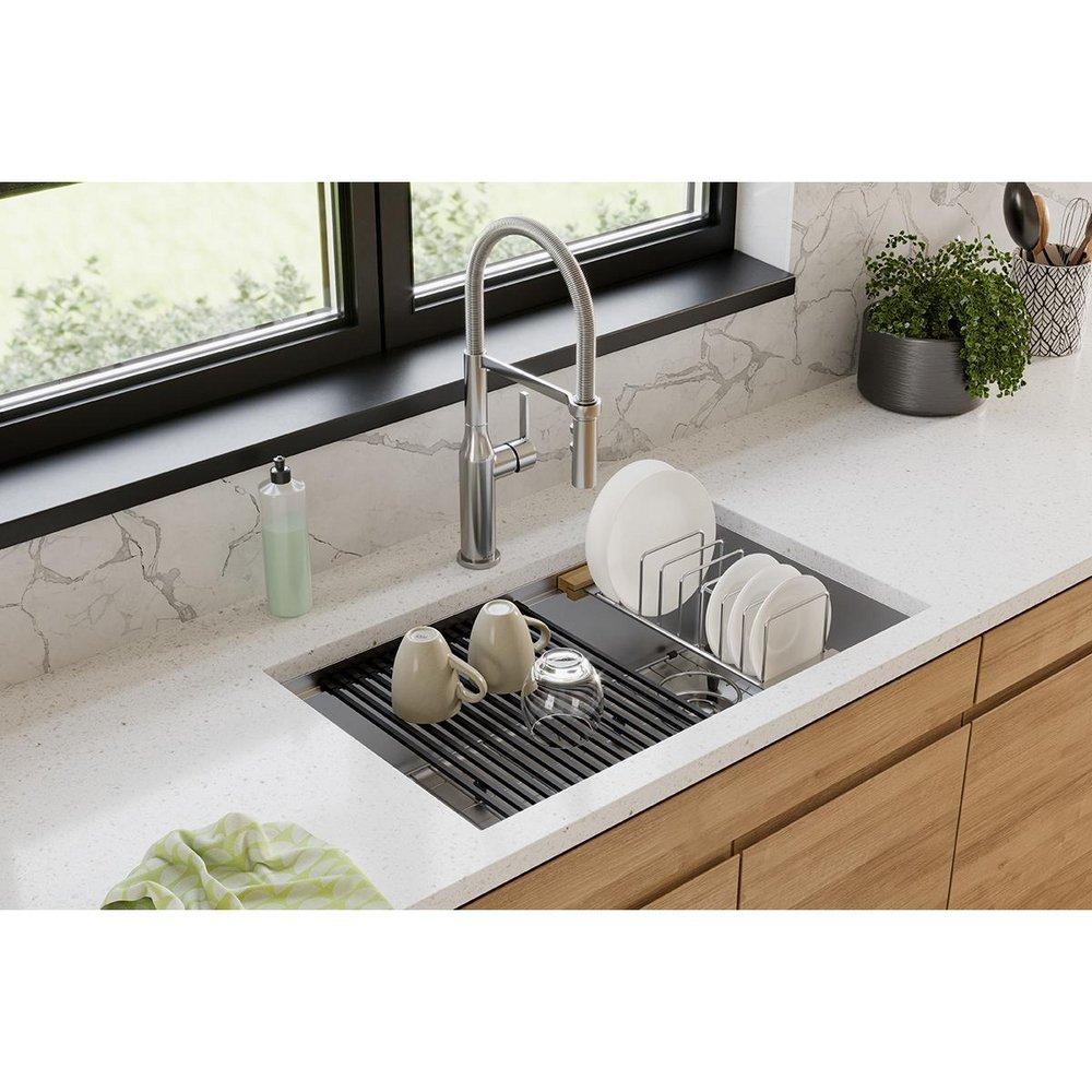 ELKAY Elkay EFRU30169RTWC Crosstown 31-1/2 x 18-1/2 in. Stainless Steel Single Bowl Undermount Sink