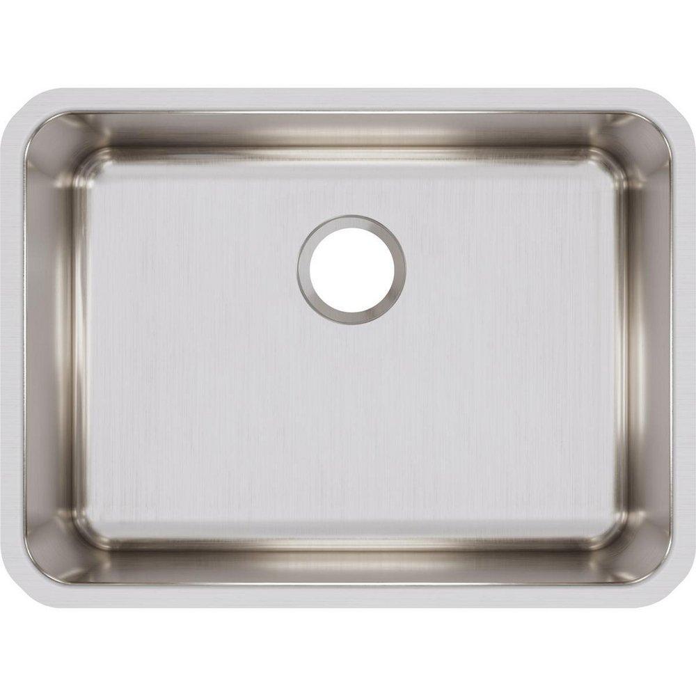 ELKAY Elkay ELUH231710 Lustertone Classic Stainless Steel Single Bowl Undermount Kitchen Sink