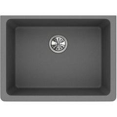ELKAY Elkay ELGU2522GS0 Quartz Classic 24-5/8 x 18-1/2 x 9-1/2 Single Bowl Undermount Sink Greystone