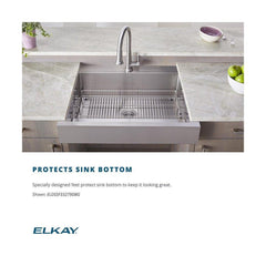 ELKAY Elkay LKOBG2915SS 25-5/16 in. Bottom Sink Grid in Polished Stainless Steel