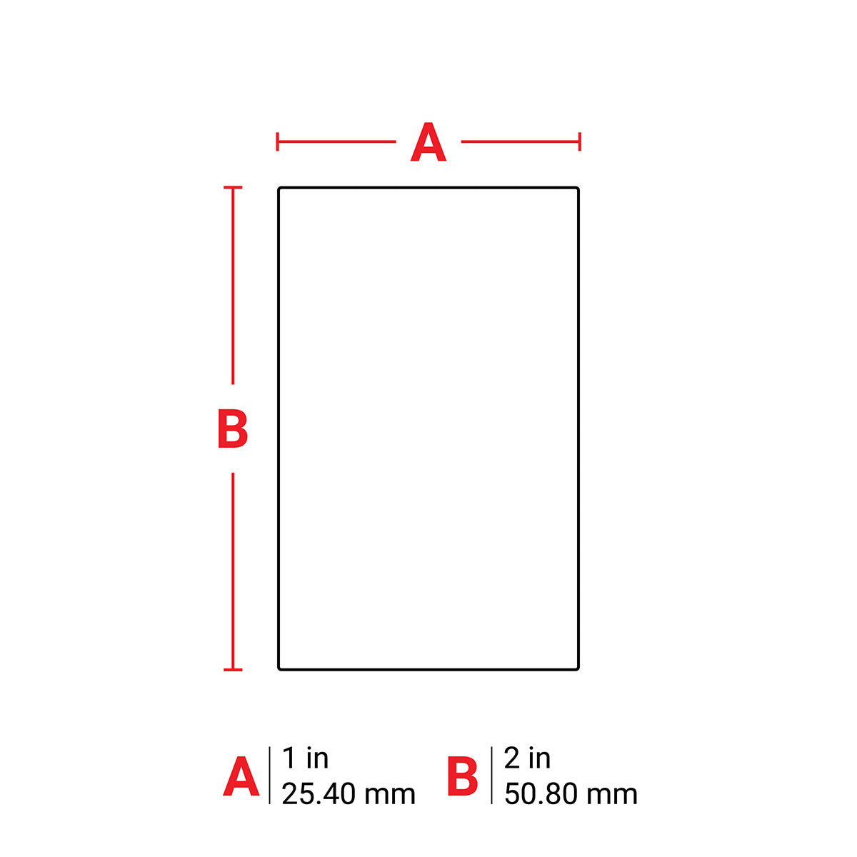 BRADY Brady PTL-20-422 Label Polyester 2in x 1in WT 100/RL