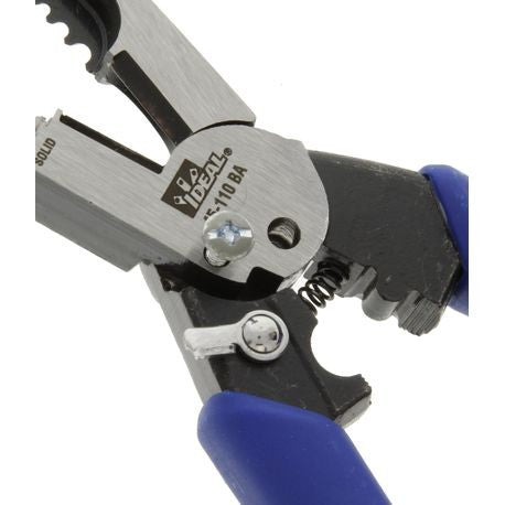 IDEAL Ideal 45-110 Heavy Duty Wire Stripper 8 to 16 AWG Solid 10 to 18 AWG Stranded Cable Wire