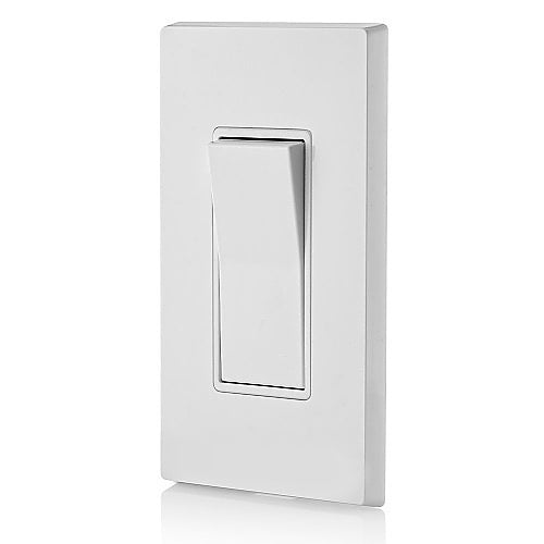 LEVITON Leviton 5603-P2W Decora 15A 3-Way Switch, Self-Grounding, White