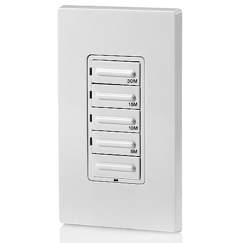 LEVITON Leviton LTB30-1LZ Decora Countdown Timer Switch 120 Volt 20 Amp 1800 Watt