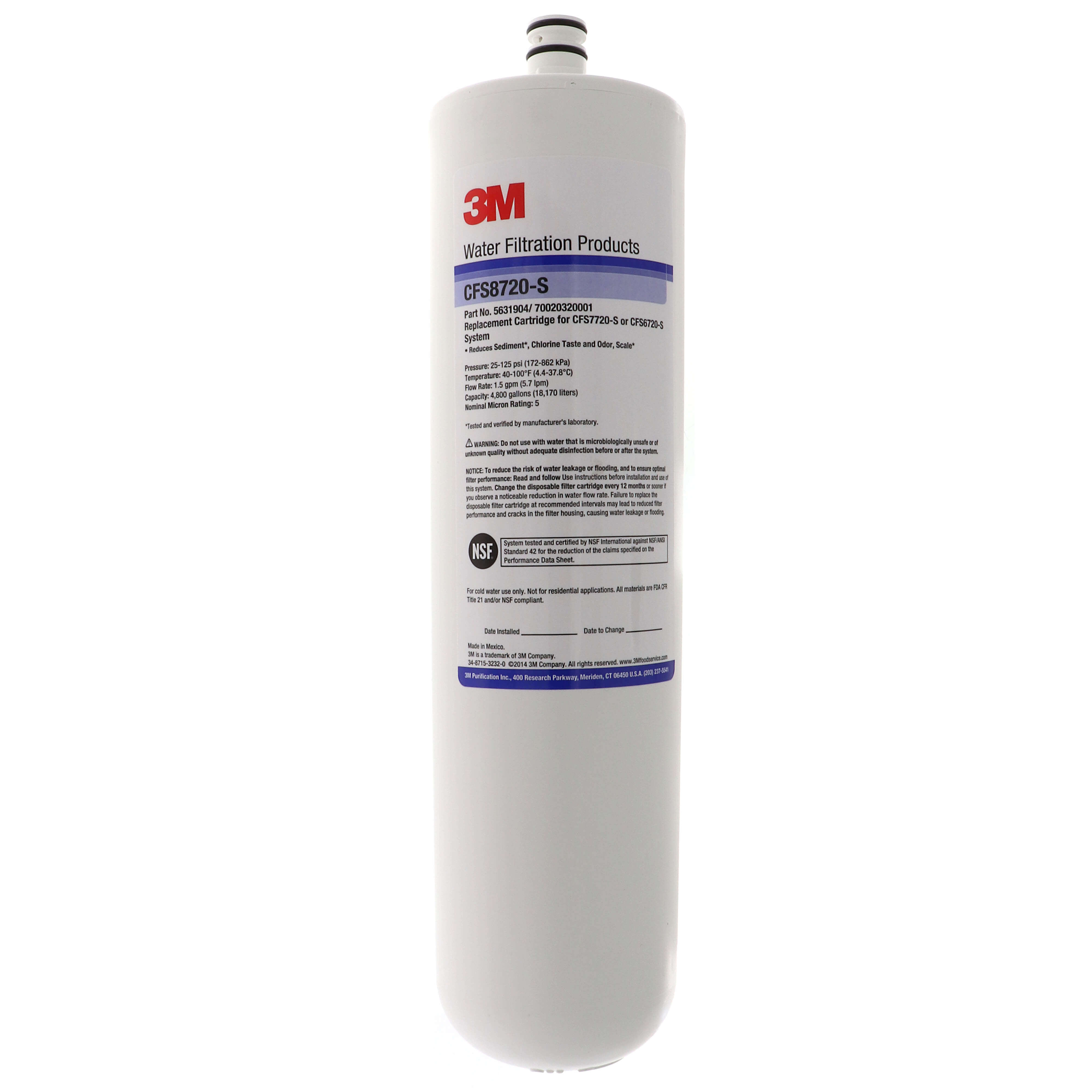 3M Cuno 5631904 Allpoints 13510 Filter Cartridge For Cuno, Inc. 1.5 GPM (15 INCH/1 PACK) REPLACEMENT 5631904
