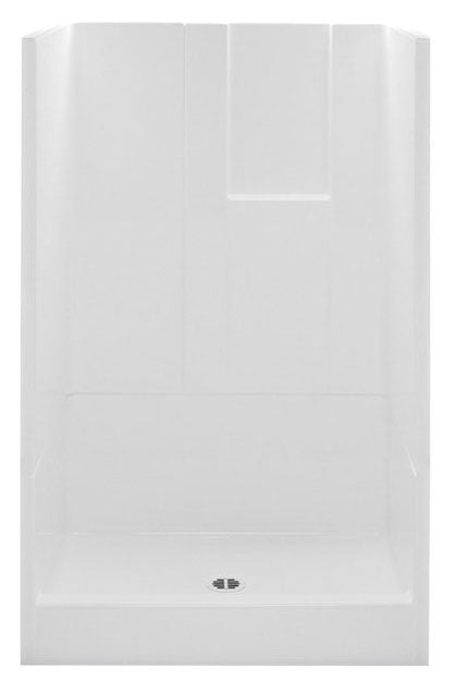 AQUATIC Aquatic 1483NTRI-WH Remodeline Sectionals Alcove Shower Unit 48 x 34 x 72-3/4 in