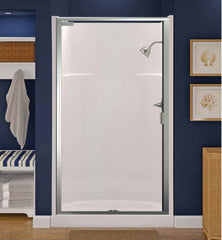Aquatic 1323C-WH Everyday 1-Piece Shower Stall 32 in W x 72 in H Center Drain