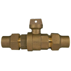 A.Y. McDonald 5129-118 2 in. Flared Water Service Brass Curb Stop Ball Valve