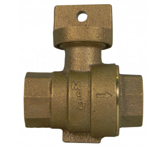 AY MCDONALD A Y McDonald 5142-334 76001 1 1/4 STP&DRAIN BALL CURB FNPTxFNPT-NL