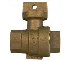 A Y McDonald 5142-334 76001 1 1/4 STP&DRAIN BALL CURB FNPTxFNPT-NL