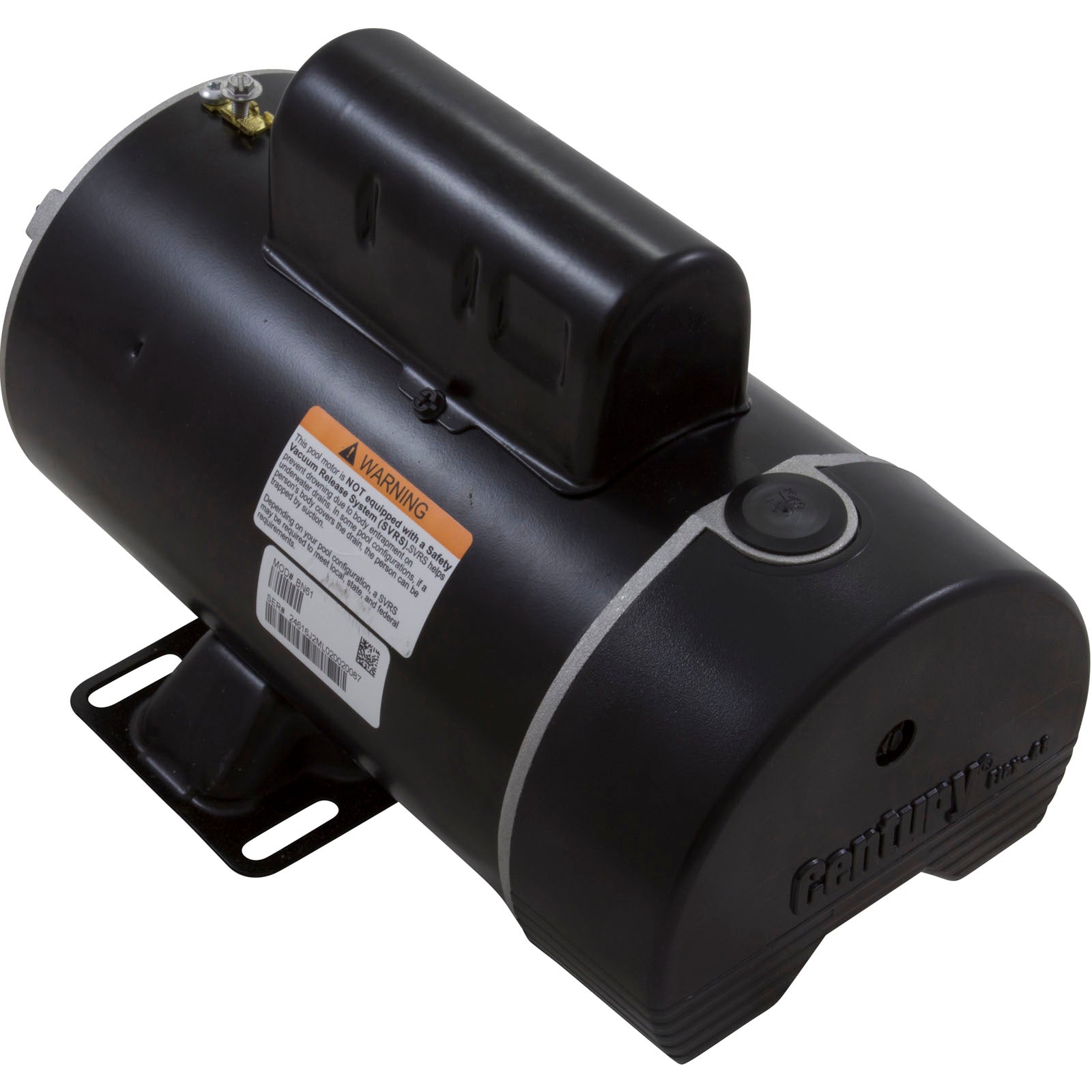 CENTURY MOTORS Century BN61 Flex-48 LASAR-XL Extra Low Amps Above Ground Pool & Spa Motor (230V, 3450/1725 RPM, 2, 1/4 HP)