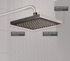 DELTA FAUCET Delta Faucet RP53496SS Universal Showering Components 2.5 GPM Single-Setting Raincan Shower Head
