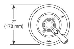DELTA FAUCET Delta Faucet T17T078-RB Tub and Shower Faucet Valve Trim with Thermostatic Cartridge