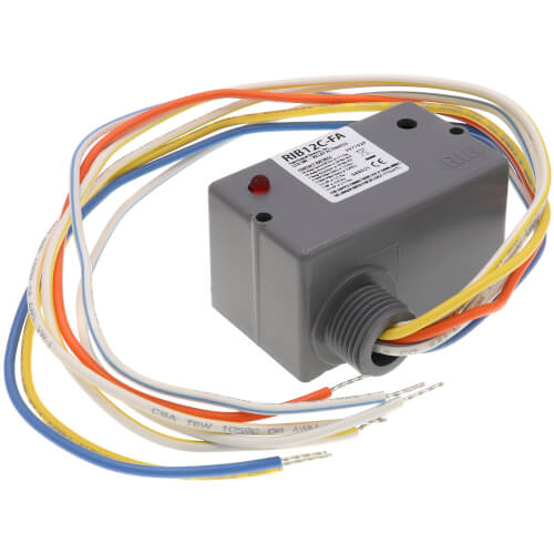 FUNCTIONAL DEVICES Functional Devices RIB12C-FA Enclosed Relay 10A SPDT w/ 12V AC/DC Coil