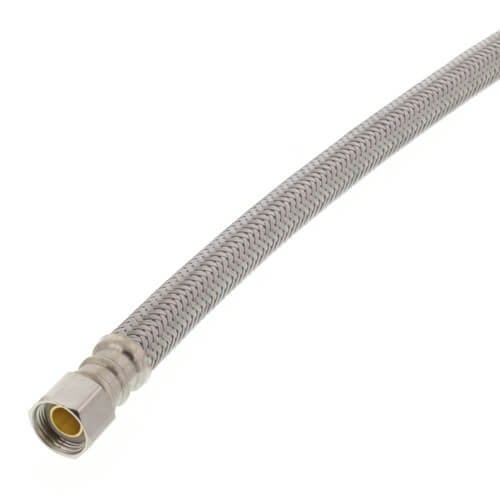 FLUIDMASTER Fluidmaster B1T20CS Click Seal 20 in. Compression x Ballcock Stainless Steel Toilet Connector