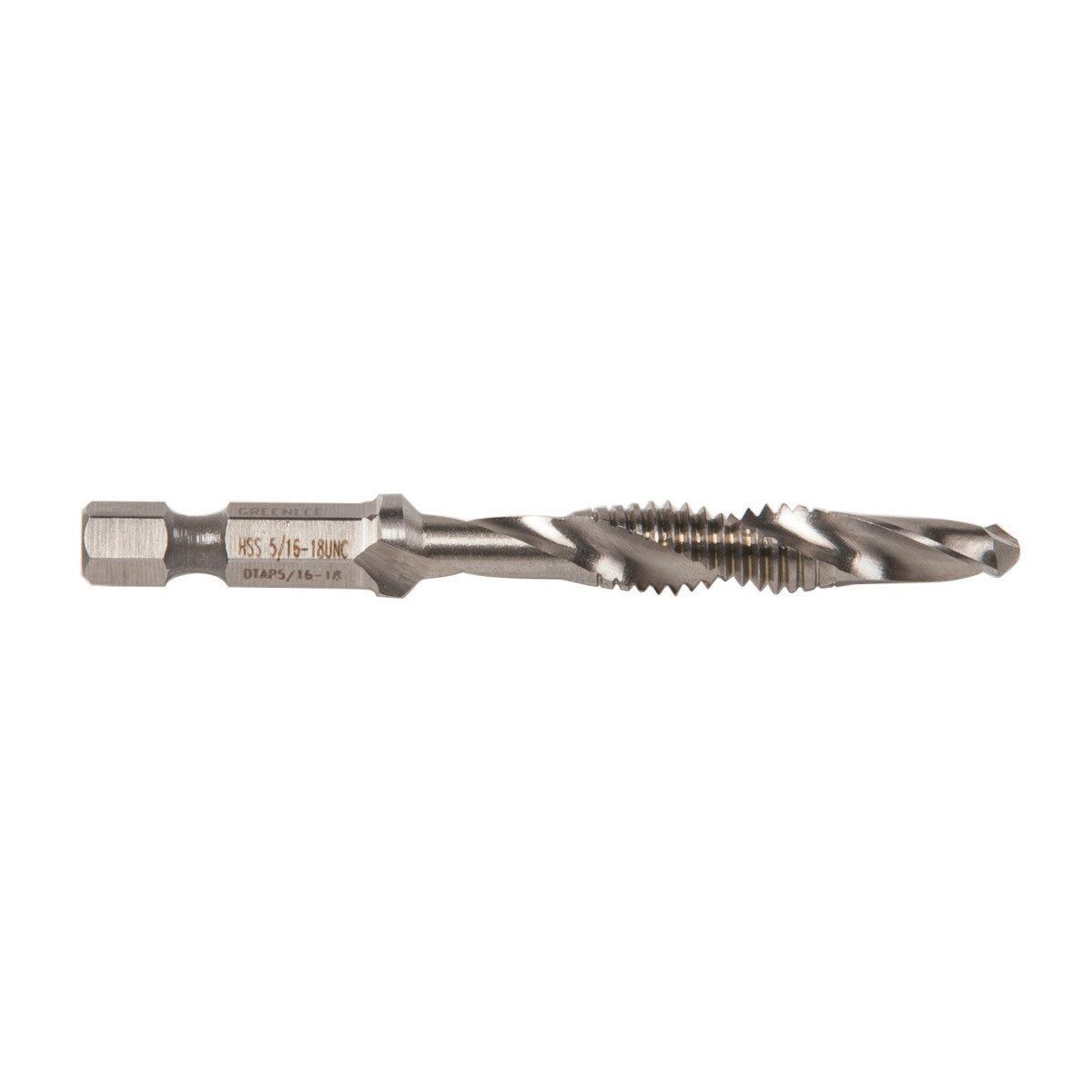GREENLEE Greenlee DTAP5/16-18 Drill/Tap Bit, 5/16-18