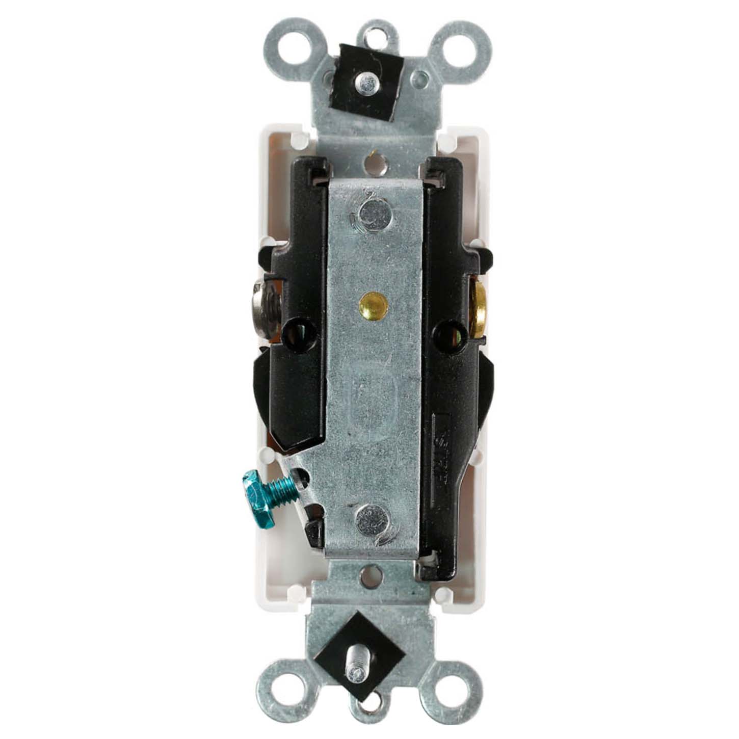 LEVITON Leviton 16241-W Decora Plus Single Receptacle 15 Amp 125 Volt NEMA 5-15R