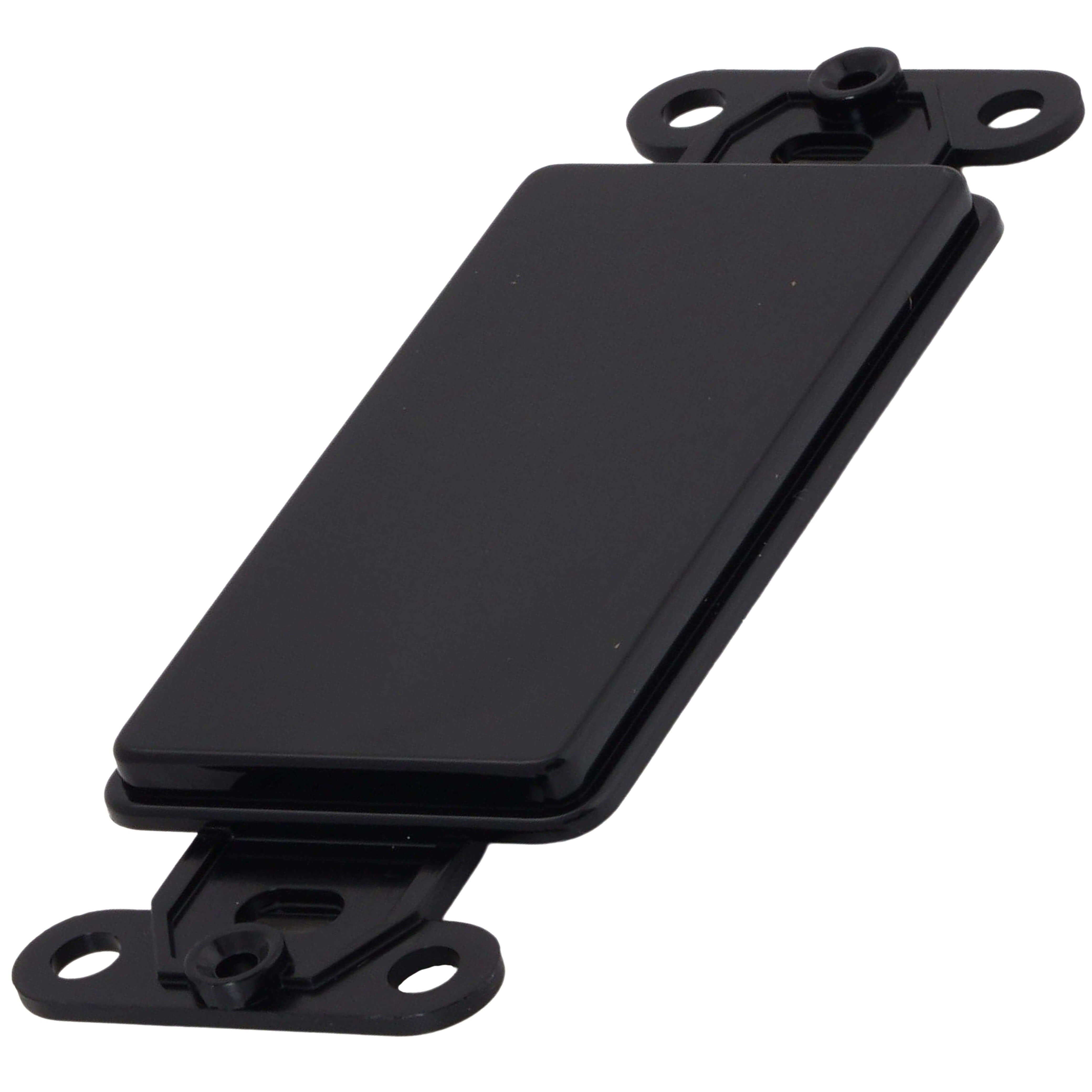 LEVITON Leviton 80414-E Decora Blank Insert Power Black