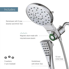 MOEN Moen 220C3BL Verso Multi Function Hand Shower in Matte Black