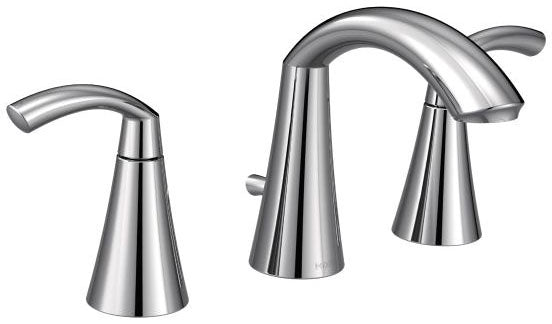 MOEN Moen T6173 Glyde Chrome Two Handle Bathroom Faucet