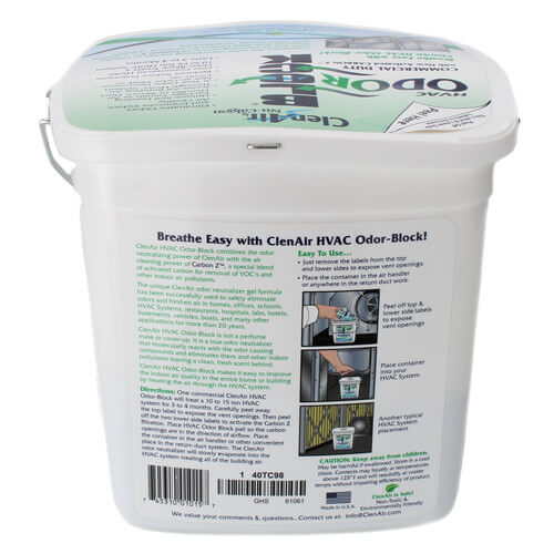NU-CALGON Nu-Calgon 61061 ClenAir HVAC Odor Block 10-15 Tons
