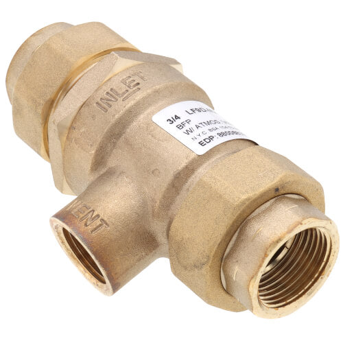 WATTS Watts 88006832 Series LF9D 3/4 in Forged Brass Union FNPT Backflow Preventer