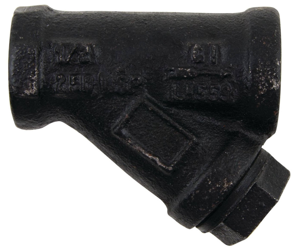WATTS Watts 0220079 1-1/2 x 1-1/2, FPT x FPT, 400 PSI WOG, 250 PSI SWP, 20 Mesh, Lead-Free, Cast Iron, Wye Strainer