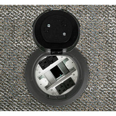 Wiremold 6ATC2PGY 6 Prewired Surface Style Assembly Gray