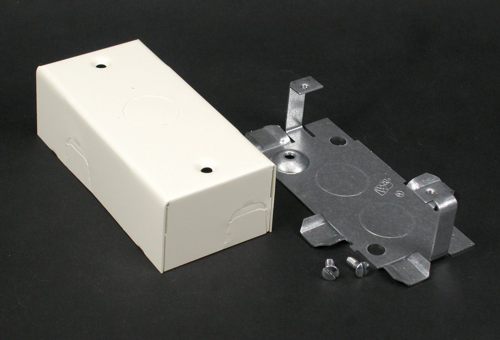 WIREMOLD Wiremold V57242 Utility Box 4-1/8 x 2 x 1-3/8 Steel